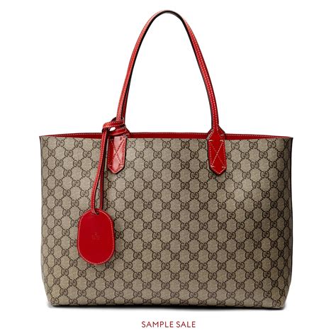 gucci red reversible tote|gucci handbags reversible.